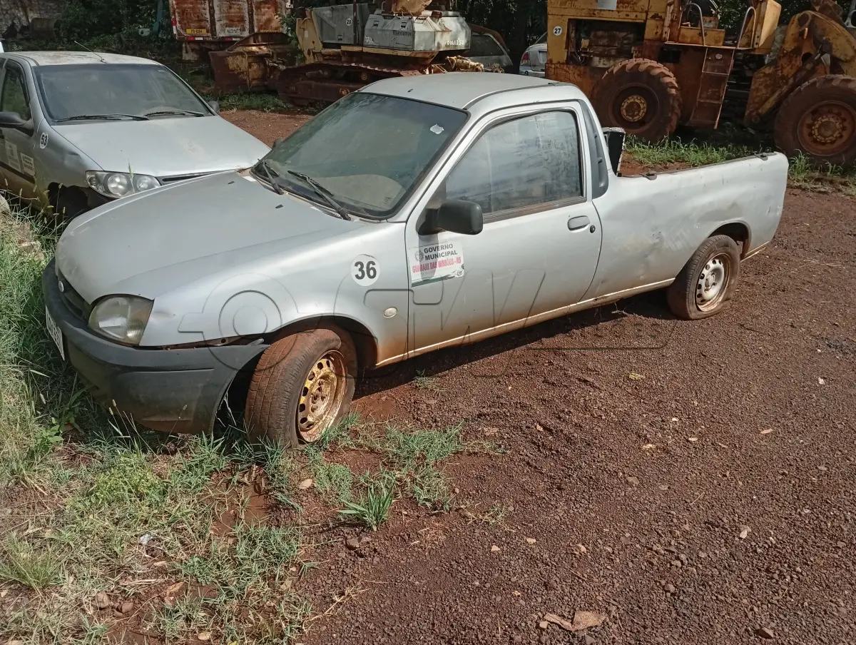 LOTE 004 - CAMINHONETE FORD COURIER L 1.6 FLEX, Placas IQX 5371, RENAVAM 219732183