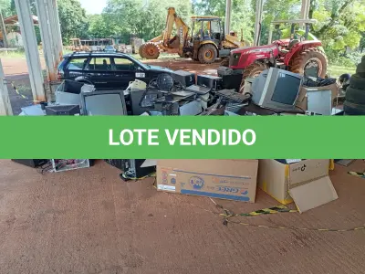 LOTE 027 - CARCAÇAS E EQUIPAMENTOS DE INFORMÁTICA (monitores, CPUs, estabilizadores entre outros.