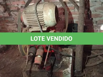 LOTE 020 - BOMBA PARA LAVAGEM DE VEÍCULOS, com motor de 3 CV, marca EBERLE, nº 0203 sem uso, está estragada.