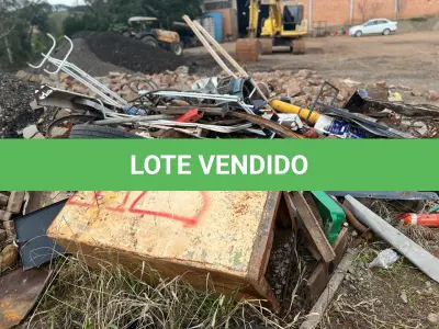 LOTE 006 - lote de sucatas, composto por diversos tipos de sucatas