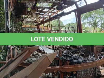 LOTE 015 - FERRO VELHO, COMPOSTO POR DIVERSOS TIPOS DE FERRO E LATAS