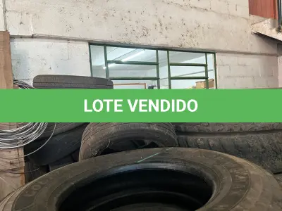 LOTE 003 - Sucata de pneus de várias bitolas, aproximadamente 50 unidades