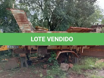 LOTE 014 - EQUIPAMENTO - CAÇAMBA BASCULANTE, capacidade 06 m3, medindo 3,80x2,40x0,70, marca KUBITZ Nº KB 058