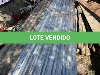 LOTE 005 - Folhas de telha de Aluzinco