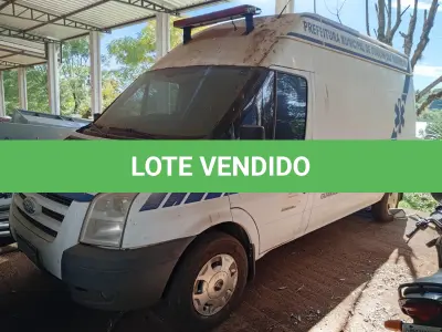 LOTE 023 - CAMINHONETE (AMBULÂNCIA), Placas IUX 9H30, RENAVAM 00589165046