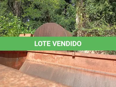 LOTE 016 - EQUIPAMENTOS – DOIS RESERVATÓRIOS METÁLICOS PARA ARMAZENAMENTO DE ÁGUA DE 10.000 DE LITROS