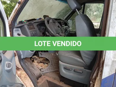 LOTE 006 - CAMINHONETE (AMBULÂNCIA) FORD TRANSIT TCA AMB, Placas ITA 0694, RENAVAM 00462519210