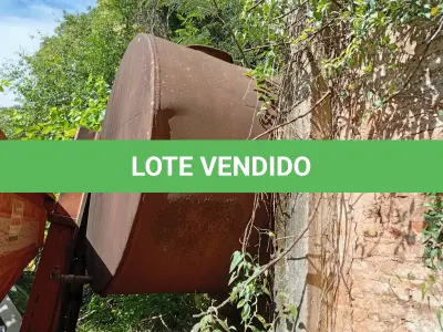 LOTE 016 - EQUIPAMENTOS – DOIS RESERVATÓRIOS METÁLICOS PARA ARMAZENAMENTO DE ÁGUA DE 10.000 DE LITROS