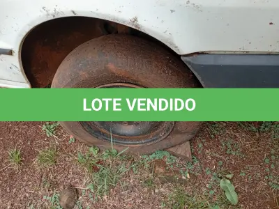 LOTE 001 - AUTOMÓVEL FIAT UNO MILE SX, Placas IHP 3G56, RENAVAM 00699332761