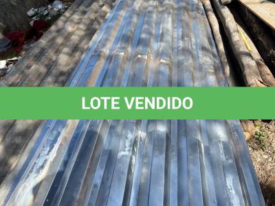 LOTE 004 - Folhas de telha de Aluzinco