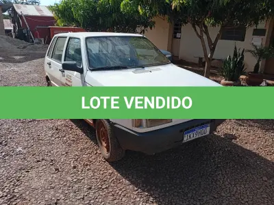 LOTE 029 - AUTOMÓVEL PASSAGEIRO, FIAT UNO MILE FIRE Placas IKX9H00, RENAVAM 00793953723