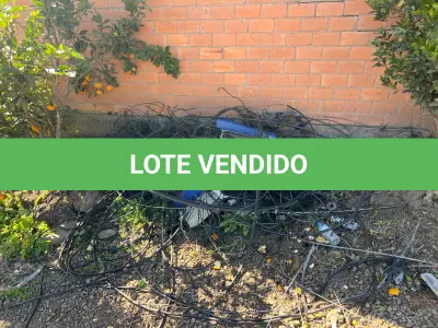 LOTE 006 - lote de sucatas, composto por diversos tipos de sucatas
