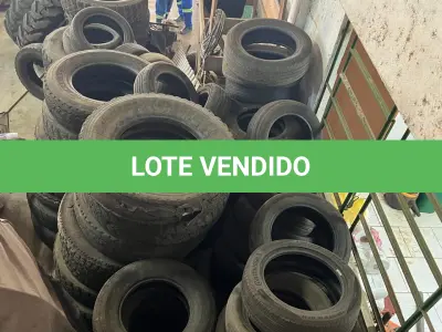 LOTE 003 - Sucata de pneus de várias bitolas, aproximadamente 50 unidades