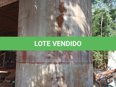 LOTE 017 - EQUIPAMENTO - TANQUE DE FERRO COM 10.000 DE LITROS, NA SECRETARIA DE OBRAS.