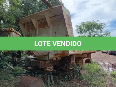 LOTE 014 - EQUIPAMENTO - CAÇAMBA BASCULANTE, capacidade 06 m3, medindo 3,80x2,40x0,70, marca KUBITZ Nº KB 058