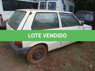 LOTE 001 - AUTOMÓVEL FIAT UNO MILE SX, Placas IHP 3G56, RENAVAM 00699332761