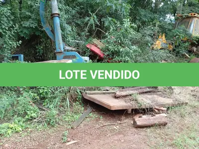 LOTE 015 - FERRO VELHO, COMPOSTO POR DIVERSOS TIPOS DE FERRO E LATAS