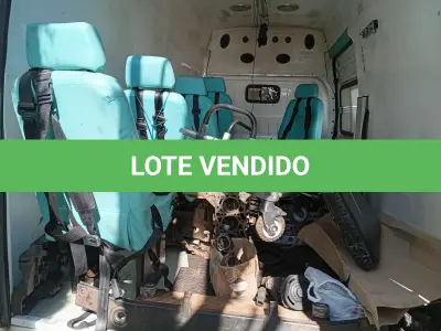 LOTE 023 - CAMINHONETE (AMBULÂNCIA), Placas IUX 9H30, RENAVAM 00589165046