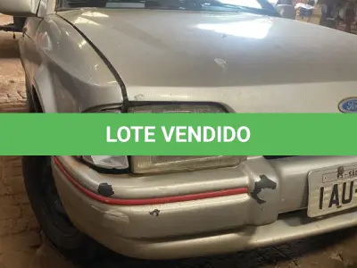 LOTE 001 - FORD ESCORT L 1.6, COR PRATA, ANO DE FABRICAÇÃO 1992, ANO DO MODELO 1992, PLACAS IAU7274, RENAVAM 564249661, CHASSI 9BFZZZ54ZNB247973