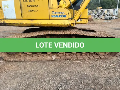 LOTE 010 - Escavadeira Hidráulica, marca Komatsu, modelo PC 160 LC-7B
