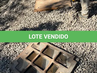 LOTE 018 - sucatas de peneiras e mandíbula para britagem