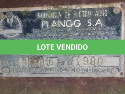 LOTE 001 - Peneira rotativa M Plang / Britador Plang / Dois Motores Weg