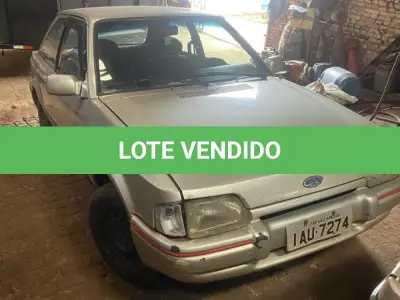 LOTE 001 - FORD ESCORT L 1.6, COR PRATA, ANO DE FABRICAÇÃO 1992, ANO DO MODELO 1992, PLACAS IAU7274, RENAVAM 564249661, CHASSI 9BFZZZ54ZNB247973