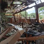 LOTE 015 - FERRO VELHO, COMPOSTO POR DIVERSOS TIPOS DE FERRO E LATAS