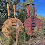 LOTE 007 - usina de asfalto frio, marca cifali, composta de um funil e esteira sem motor, três tanques metálicos para emulsão asfáltica