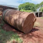 LOTE 016 - EQUIPAMENTOS – DOIS RESERVATÓRIOS METÁLICOS PARA ARMAZENAMENTO DE ÁGUA DE 10.000 DE LITROS