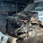 LOTE 001 - Caminhão FORD/F14000 HD; Placa IJB4975, ANO/MOD: 1998