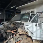 LOTE 001 - Caminhão FORD/F14000 HD; Placa IJB4975, ANO/MOD: 1998