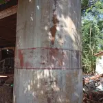 LOTE 017 - EQUIPAMENTO - TANQUE DE FERRO COM 10.000 DE LITROS, NA SECRETARIA DE OBRAS.