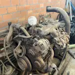LOTE 019 - Um motor MWM 4 cilindros com bomba hidráulica